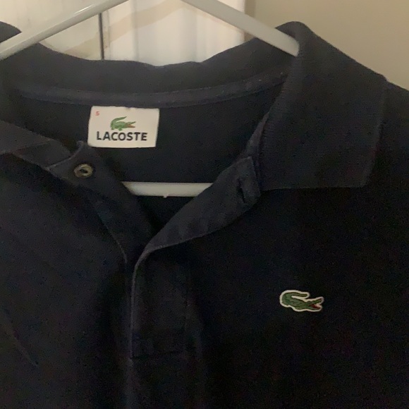 Men’s Lacoste polo. Size 5. Navy colour. - Picture 2 of 6